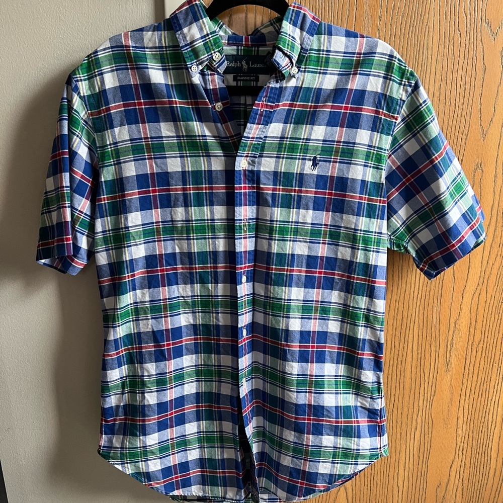 Short sleeve button down Ralph Lauren men’s shirt